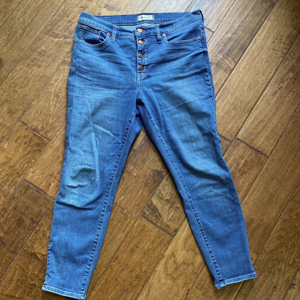 Madewell Button Fly Skinny with Tencel
